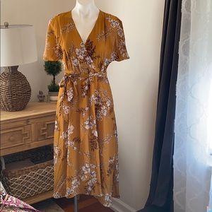Sandra Darren Floral Dress